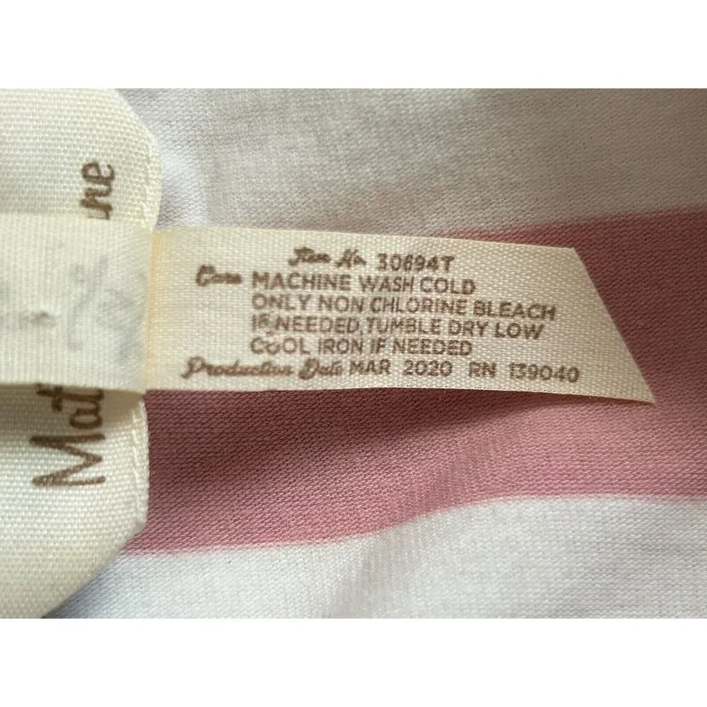 Matilda Jane Dress Girls Size Medium Multicolor Striped Knit Casual Sleeveless